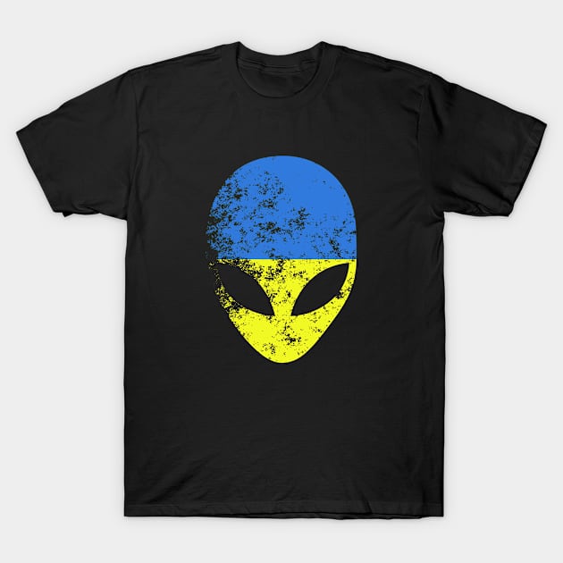 Ukraine Alien T-Shirt by Stoney09